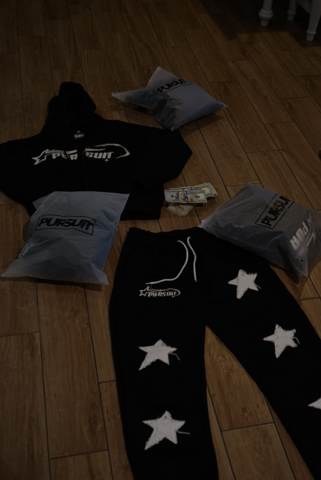 Distressed sweatsuit (last call)